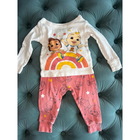 Baby Girl Bundle Joe Fresh Cocomelon Grmboree Baby 3 Pieces 6mo 12mo 18mo - Picture 5 of 12